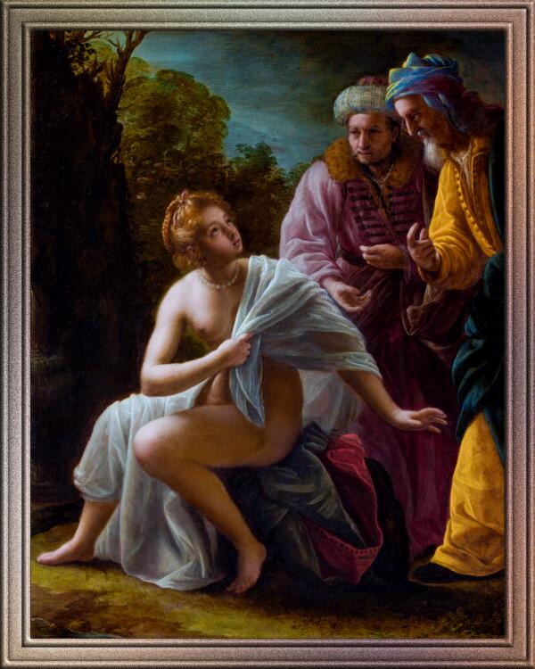 Susanna And The Elders by Ottavio Mario Leoni by xzendor7